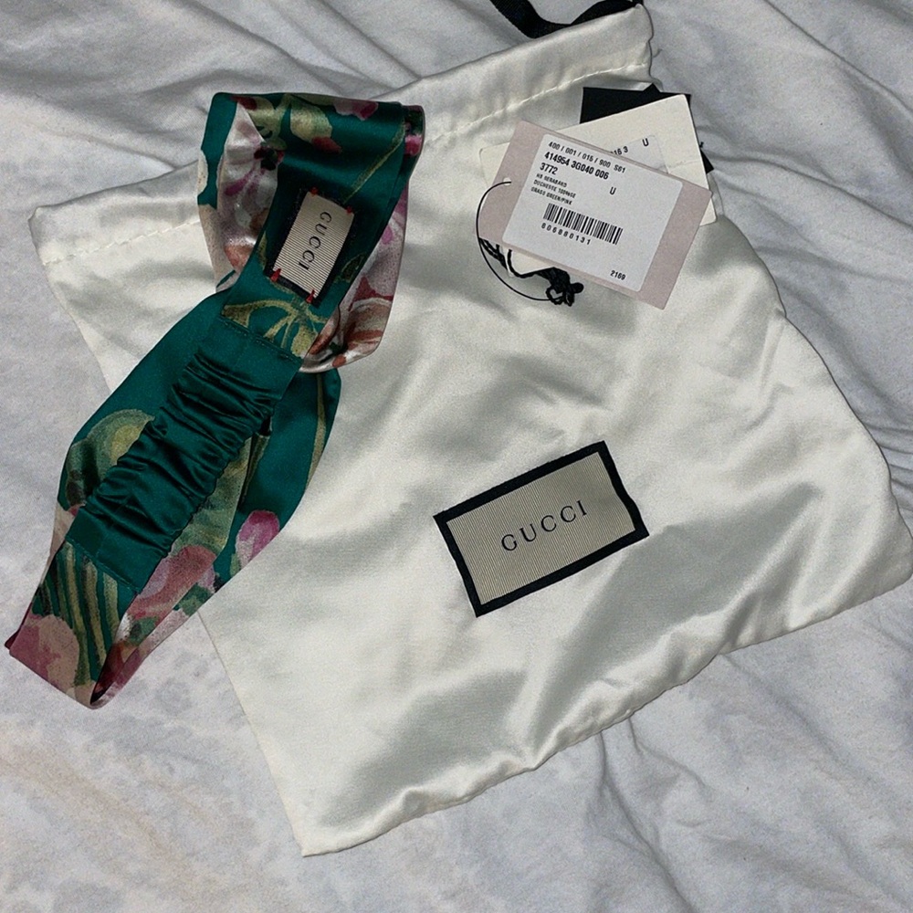 Gucci Headband Scarf Silk
